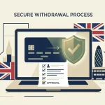 Illustration of a secure online casino withdrawal review for UK players